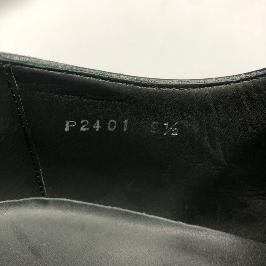 ペルフェット ストレートチップ P2401 カーフ  ブラック サイズ9.5 メンズ PERFETTO 約27.5cm【AFC44-2】