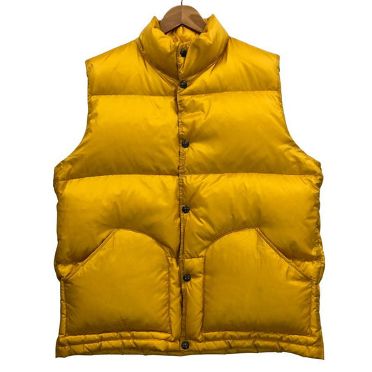 極美品◆シエラデザインズ ビームスプラス別注 ダウンベスト イエロー メンズ サイズL sierra designs×BEAMS＋ 【AFA9】