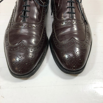 アレンエドモンズ レザーシューズ ウイングチップ メダリオン メンズ サイズ不明 ブラウン Allen Edmonds 約不明cm【AFC8】