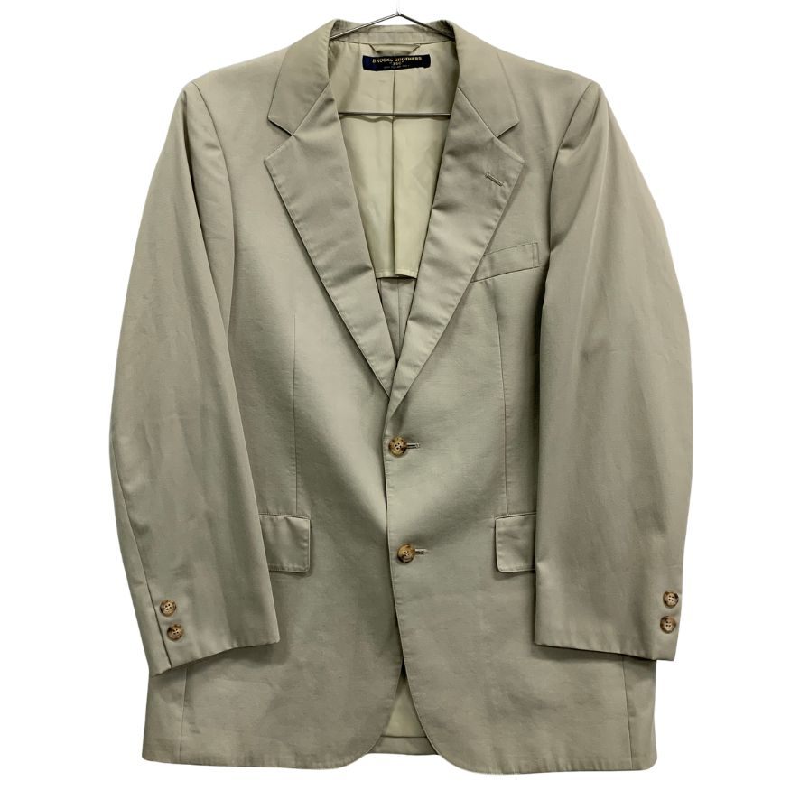 美品◆ブルックスブラザーズ テーラードジャケット 2B 346 ベージュ メンズ サイズ92YA6 Brooks Brothers 【AFI45】