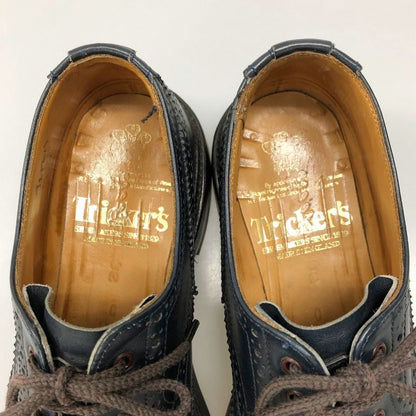 トリッカーズ ウイングチップ L5633 メンズ ネイビー サイズUK6  Tricker's ビジネスシューズ 約24.5cm【LA】【中古】