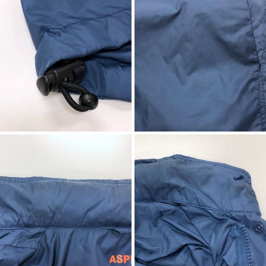 中古◆アスペジ ジャケット MINIFIELD VENT M65 ミリタリー ナイロン メンズ ブルー サイズ XS ASPESI 【AFB37】