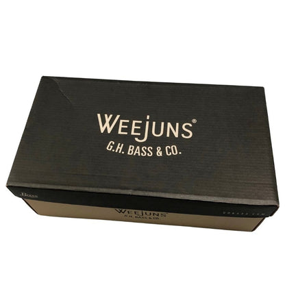 ジーエイチバス ローファー ウィージャンズ ラーソン クロコ型押し サイズ6.5 メンズ ブラック G.H.Bass&Co. WEEJUNS LARSON ローファー 約25.5cm【LA】【中古】