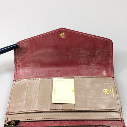 グレンロイヤル 長財布 三つ折り財布 フラップ ブライドルレザー ボルドー GLENROYAL【AFI1】