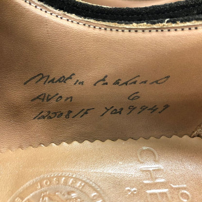 チーニー ウイングチップ スエード ダーク ダークブラウン UK6 メンズ JOSEPH CHEANEY 約25.0cm【AFC2】
