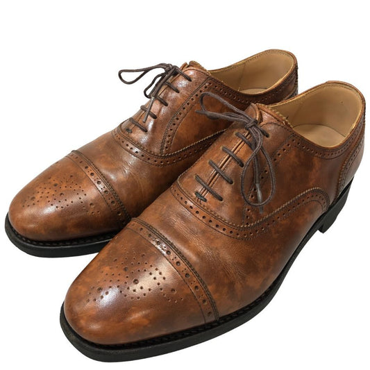 スコッチグレイン シャインオアレインIII 2720 BR 24.0 3E セミブローグ キャップトゥ ブラウン SCOTCH GRAIN SHINE OR RAIN 約24.0cm【AFD5】
