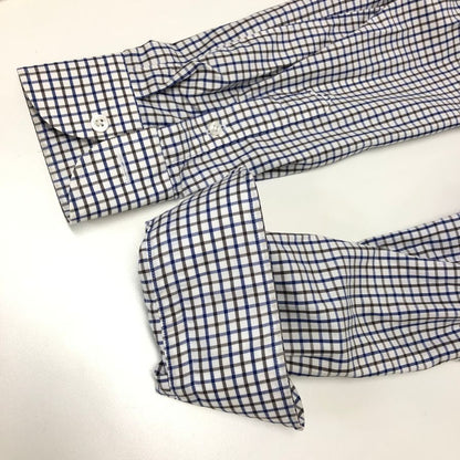 美品◆ビームス エフ タブカラーシャツ チェック メンズ サイズ15 BEAMS F 【AFB14】