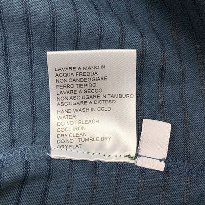 未使用◆ロベルトコリーナ クルーネックロングTシャツ ブルーグラデ メンズ 46サイズ Roberto Collina 【AFB23】