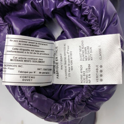 モンクレール ダウンブーツ レディース  サイズ41 パープル  MONCLER 約26.0cm【AFC47】