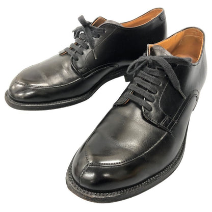 オールデン ビームス 別注 レザーシューズ Vチップ 54312 カーフ メンズ ブラック サイズ US 5.5 ALDEN BEAMS ビジネスシューズ 約23.5cm【LA】【中古】