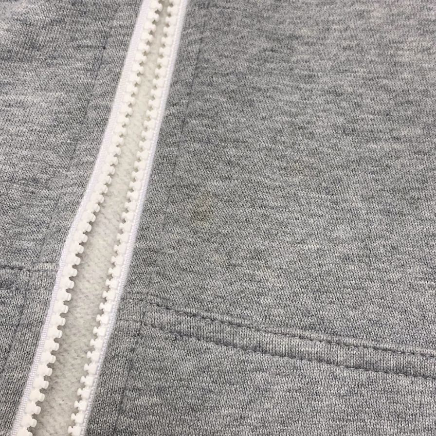 中古◆ノースフェイス ジップパーカー NT62130X フルジップ フーディ スウェット メンズ グレー サイズM THE NORTH FACE 【AFB9】