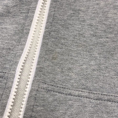 中古◆ノースフェイス ジップパーカー NT62130X フルジップ フーディ スウェット メンズ グレー サイズM THE NORTH FACE 【AFB9】