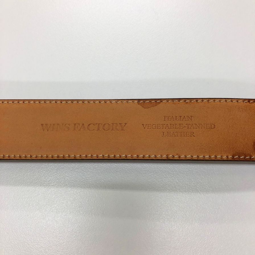 ウインズファクトリー フリコベルト  金具シルバー  ブラウン   WINS FACTORY【AFI18-3】
