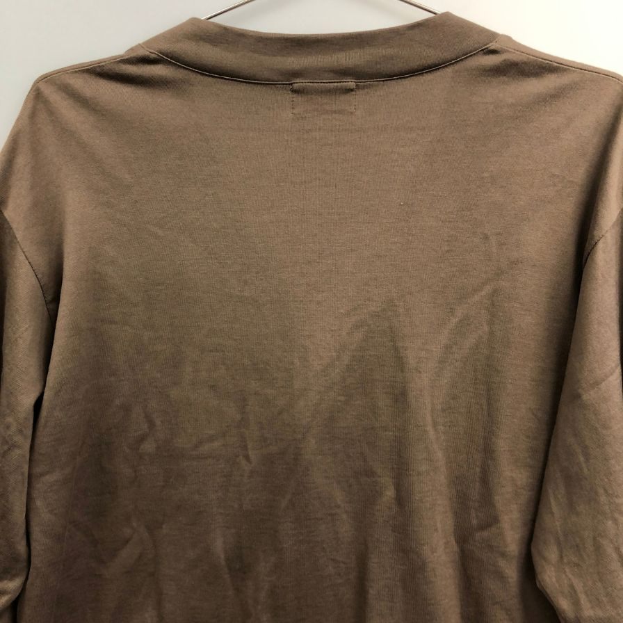 美品◆リフィル カーディガン COTTONY BASIC CARDIGAN Vネック ブラウン サイズ02 メンズ LIFiLL 【AFB38】