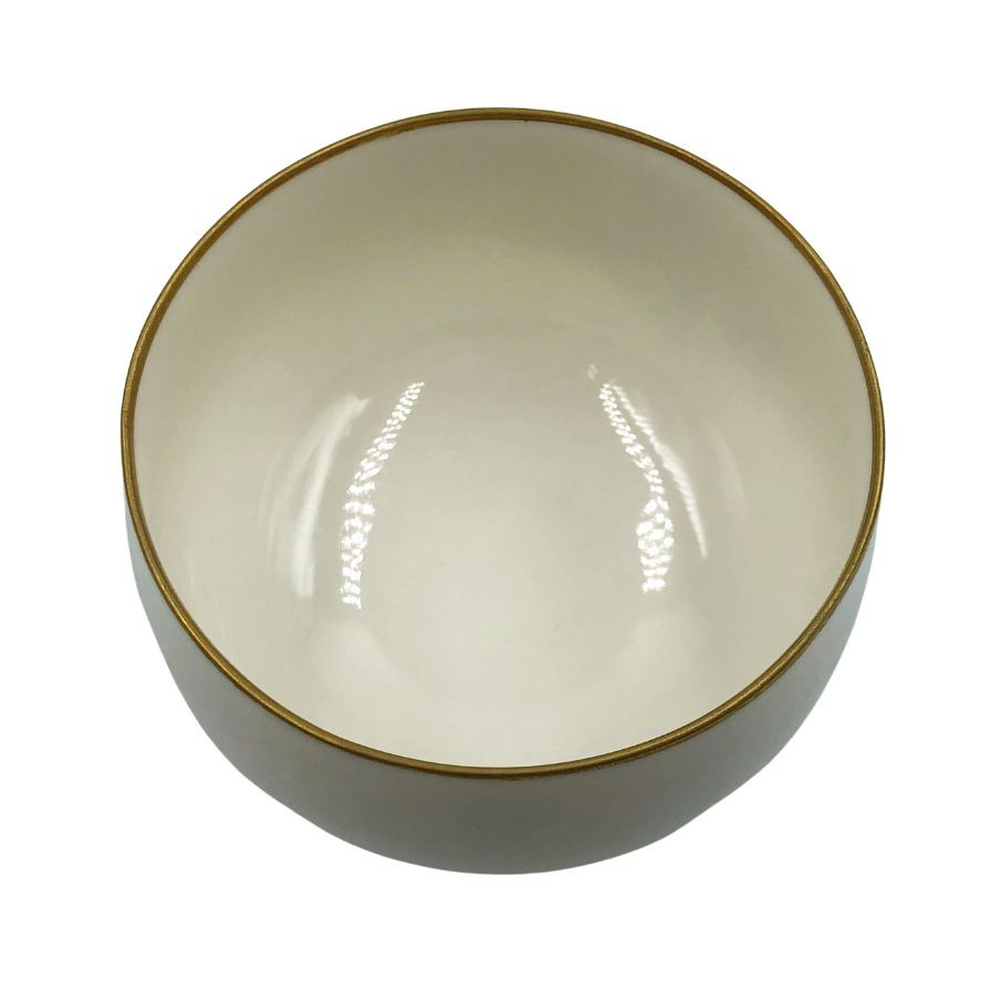 香蘭社 花柄 ホワイト×ゴールド 急須・湯呑セット【AFI26】【中古】