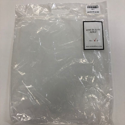 新品同様◆アクメドラビ 半袖Tシャツ バックプリント 韓国製 ブラック メンズ サイズ1 ADLV 【AFA21】