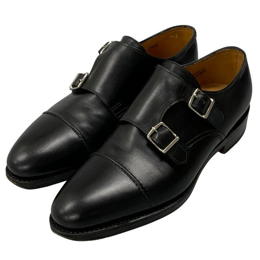 ジョンロブ レザーシューズ ダブルモンク ウィリアム2 メンズ UK5E ブラック JOHN LOBB WILLIAM ビジネスシューズ 約23.5cm【LA】【中古】