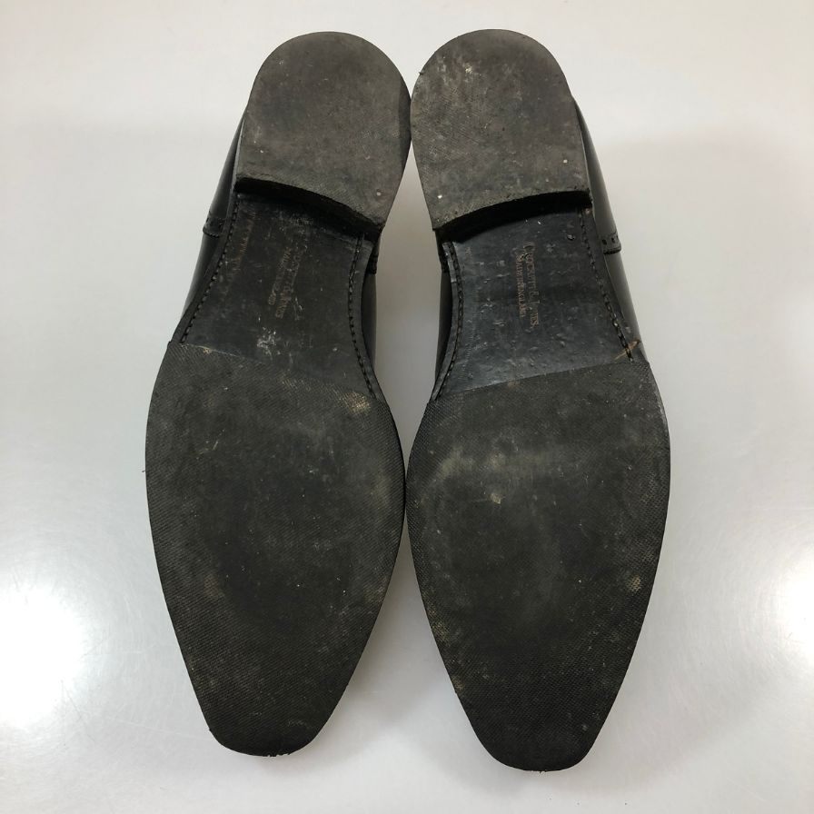 クロケット&ジョーンズ レザーシューズ ウェストボーン クォーターブローグ メンズ サイズ7E ブラック CROCKETT&JONES WESTBOURNE 約25.5cm【AFC6】