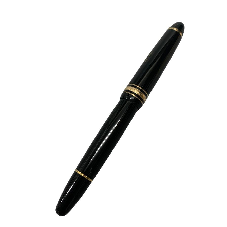 中古◆モンブラン 万年筆 マイスターシュテュック 4810 ペン先14K ブラック ゴールド MONTBLANC MEISTERSTUCK【AFI12】