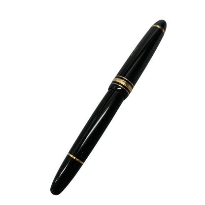 中古◆モンブラン 万年筆 マイスターシュテュック 4810 ペン先14K ブラック ゴールド MONTBLANC MEISTERSTUCK【AFI12】