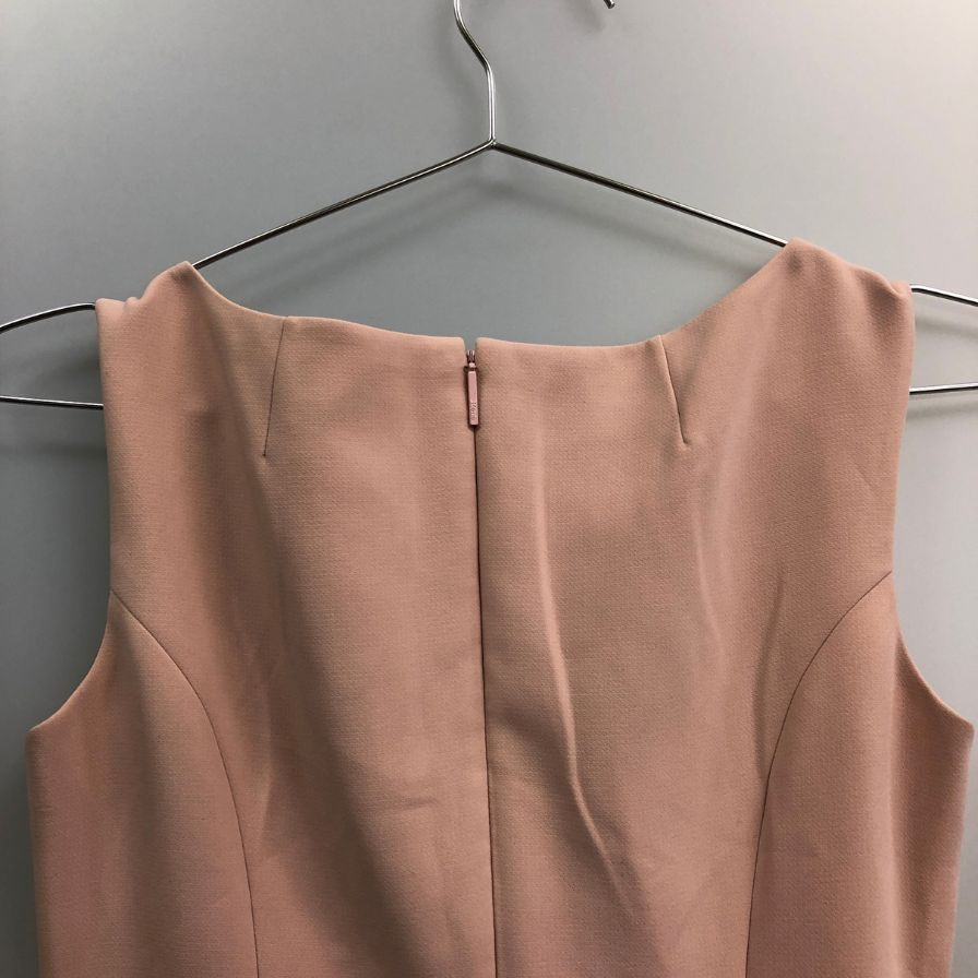 美品◆ルネベーシック ノースリーブ ワンピース レディース ピンク サイズ32 Rene basic 【AFA13】