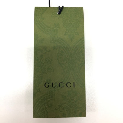 極美品◆グッチ ポロシャツ 645251 XJC6F コットン ボーダー柄 メンズ ベージュ×ブラック サイズS GUCCI 【AFB25】