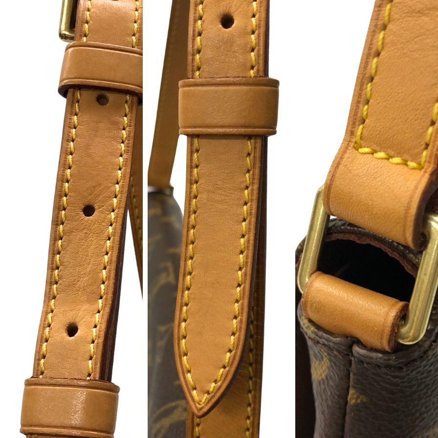 ルイ ヴィトン モノグラム ミュゼットタンゴ ショルダーバッグ レディース ブラウン M51388 LOUIS VUITTON【AFE12】