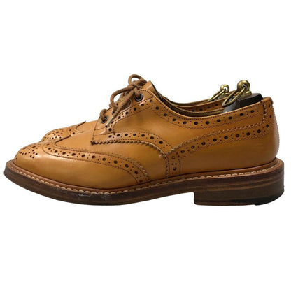 トリッカーズ レザーシューズ ウイングチップ バートン M5633 メンズ サイズ7.5 エイコンアンティーク Tricker’s BOURTON ビジネスシューズ 約26.0cm【LA】【中古】