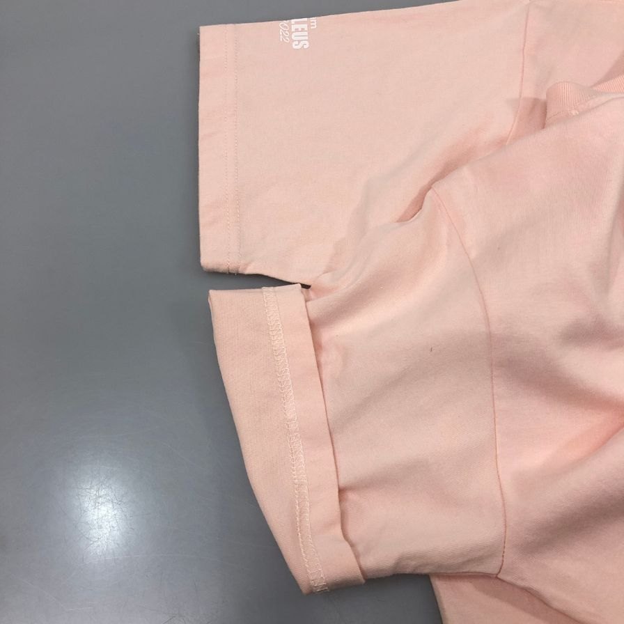 美品◆ユーピーディーティー アンプレセデンティド Tシャツ プリントデザイン ピンク系 サイズ1 メンズ UPD'T UNPRECEDENTED 【AFB39】