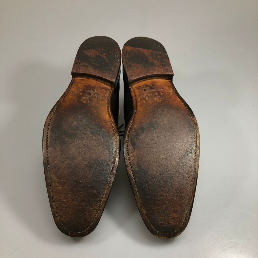 グレンソン 5030 203 01301 ウィングチップ メンズ ダークブラウン サイズ 8  GRENSON 約26.0cm【AFC47】