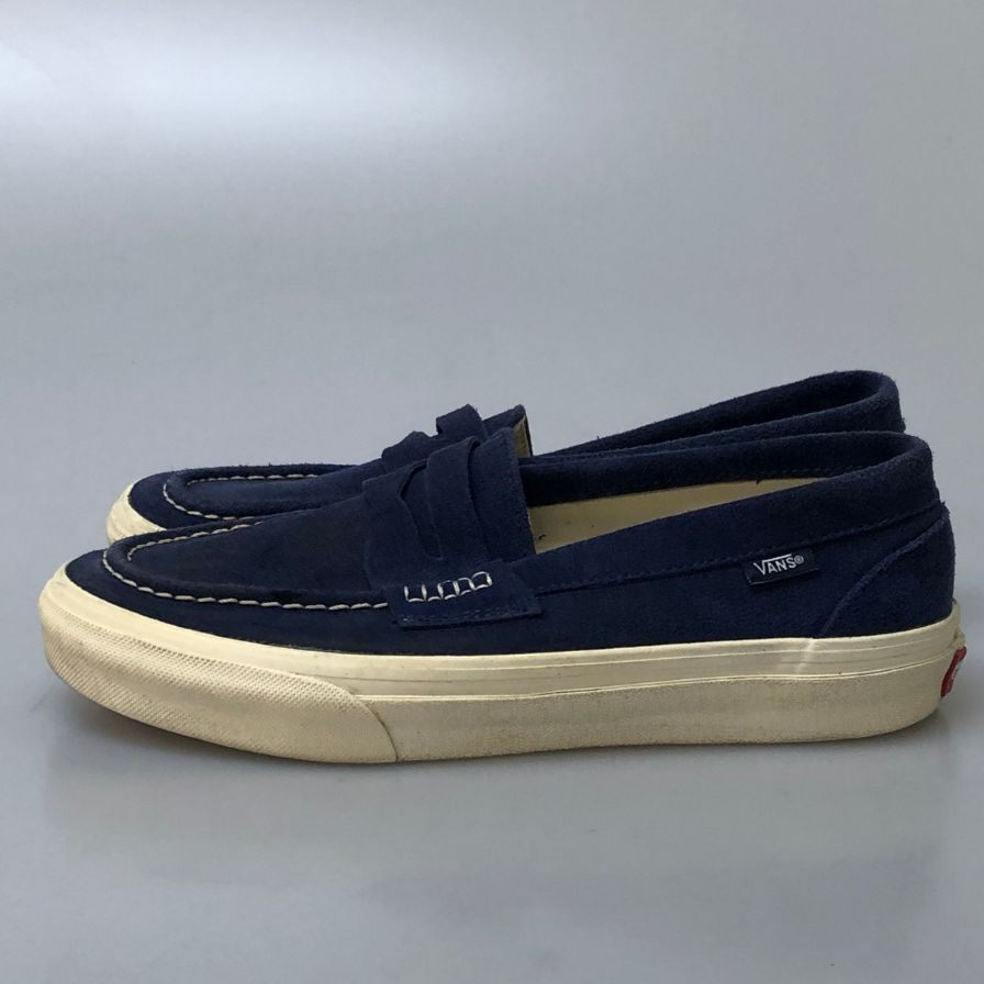 ヴァンズ スエード ローファー V96S メンズ サイズ26.5 ネイビー  Vans 約26.5cm【AFC9】