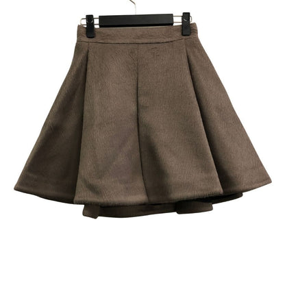 フォクシーニューヨーク コレクション 35257 ボンデッド モヘア フレアスカート レディース ブラウン サイズ38 FOXEY NEW YORK COLLECTION【AFB20】