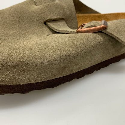 ビルケンシュトック サンダル ボストン スエード ベージュ メンズ サイズ43 BIRKENSTOCK 約28.0cm【AFC30】