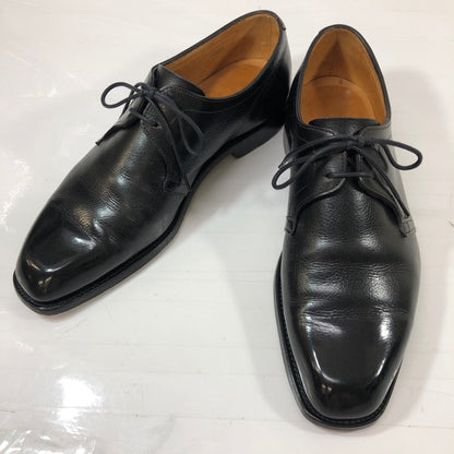ジョンロブ レザーシューズ 2ホール ダービー プレーントゥ グッドウッド 外羽根 ブラック メンズ サイズ 5E JOHN LOBB GOODWOOD 約24.0cm【AFC29】