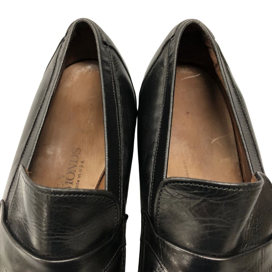 アレンエドモンズ レザーローファー ブラック メンズ サイズUS7.5C  Allen Edmonds 約25.5cm【AFC29】