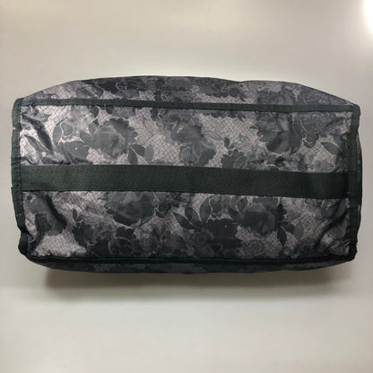 レスポートサック ボストンバッグ 花柄 ブラック系   LeSportsac【AFE5】
