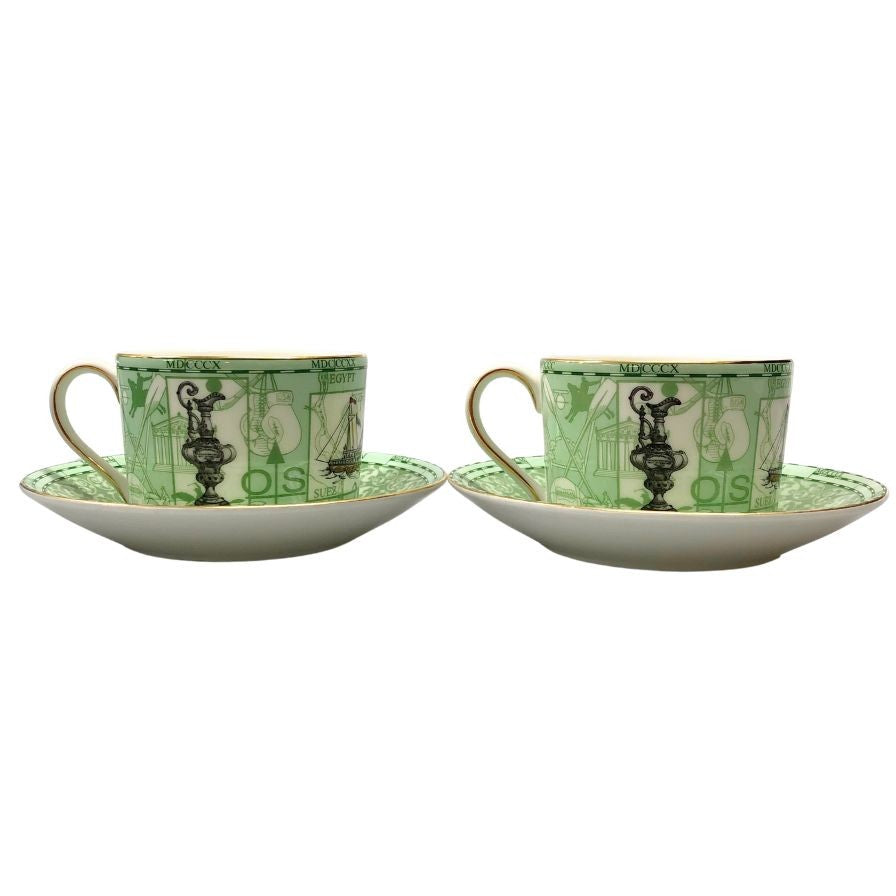 ウェッジウッド ペア カップ&ソーサー ミレニアムコレクション 20世紀 1998年 WEDGWOOD