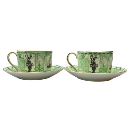 ウェッジウッド ペア カップ&ソーサー ミレニアムコレクション 20世紀 1998年 WEDGWOOD