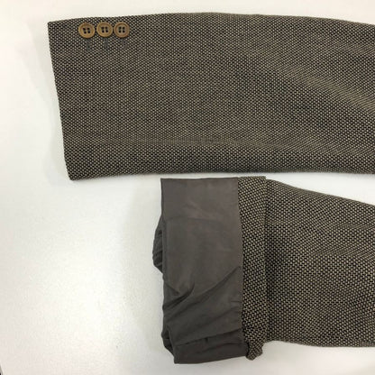 美品◆ジョルジオアルマーニ 90s  ウール テーラード ジャケット メンズ サイズ 54  ブラウン系 Giorgio Armani 【AFA15】