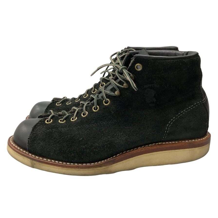 チペワ モンキーブーツ 90059 スエード ブラック サイズ7EE メンズ CHIPPEWA 約25.0cm【AFC7】