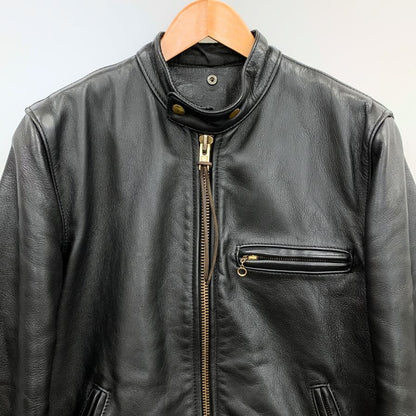 中古◆バンソン シングルライダース タイプB ブラック サイズ38 VANSON 【AFG1】