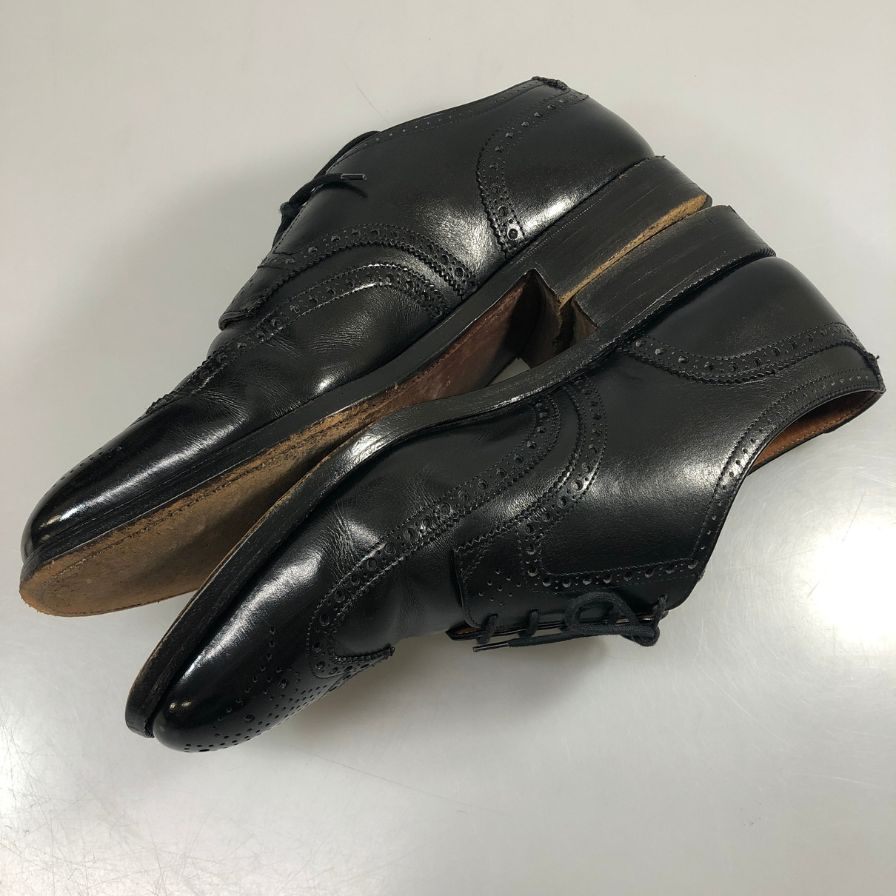 クロケット＆ジョーンズ ソールズベリー メンズ 8F ブラック Crockett & Jones 約26.5cm【AFC41】