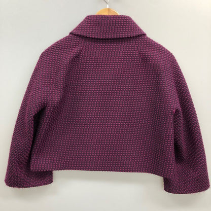 中古◆レッドヴァレンティノ ダブルショート ジャケット レディース 紫 サイズFREE RED VALENTINO 【AFB36】