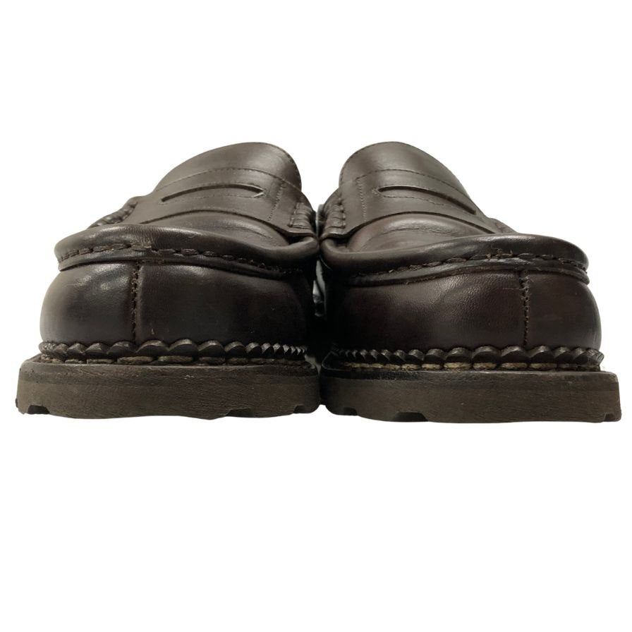 パラブーツ ローファー ランス リスレザー カフェ サイズ8 メンズ PARABOOT REIMS ローファー 約26.5cm【LA】【中古】