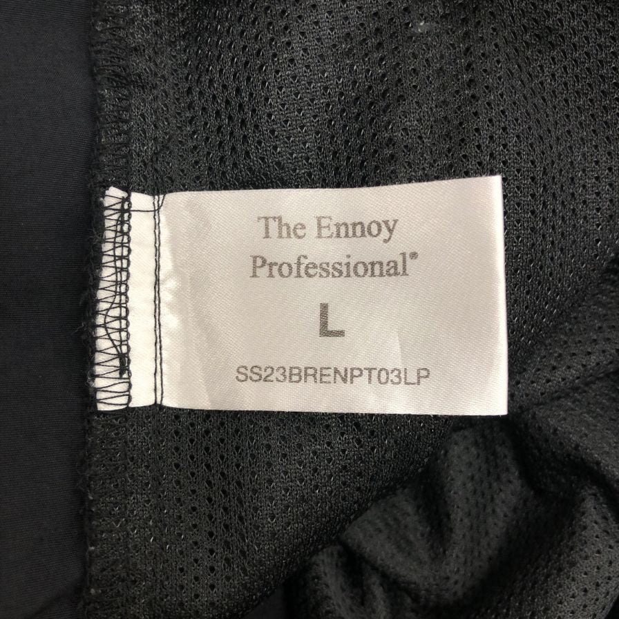 エンノイ ナイロン ショートパンツ SS23BRENPT03LP NYLON SHORTS 日本製 メンズ サイズL ブラック The Ennoy Professional 【AFB16】