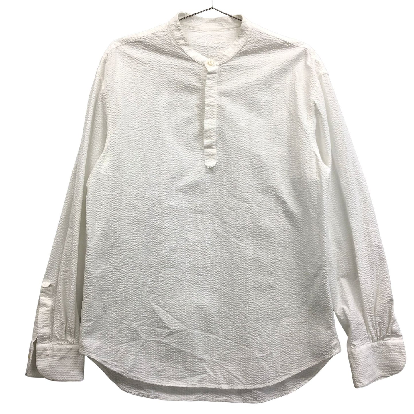 中古◆ブリエンヌ ブーリエンヌ プルオーバー 長袖シャツ メンズ サイズL ホワイト  BOURRIENNE PARIS X 【AFB12】