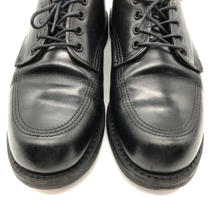 レッドウィング 9201 ガレージマン Uチップ ダービー カーフ ブラック サイズUS6.5D メンズ REDWING 約24.5cm【AFD9】