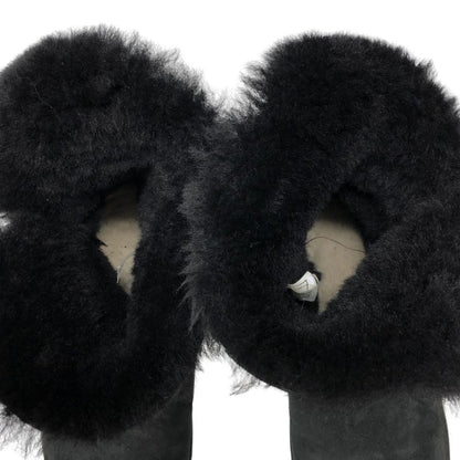 アグ ムートンブーツ ベイリーボタン2 ブラック レディースサイズ 7.5 UGG BAILEY BUTTON Ⅱ 約25.0cm【AFC9】