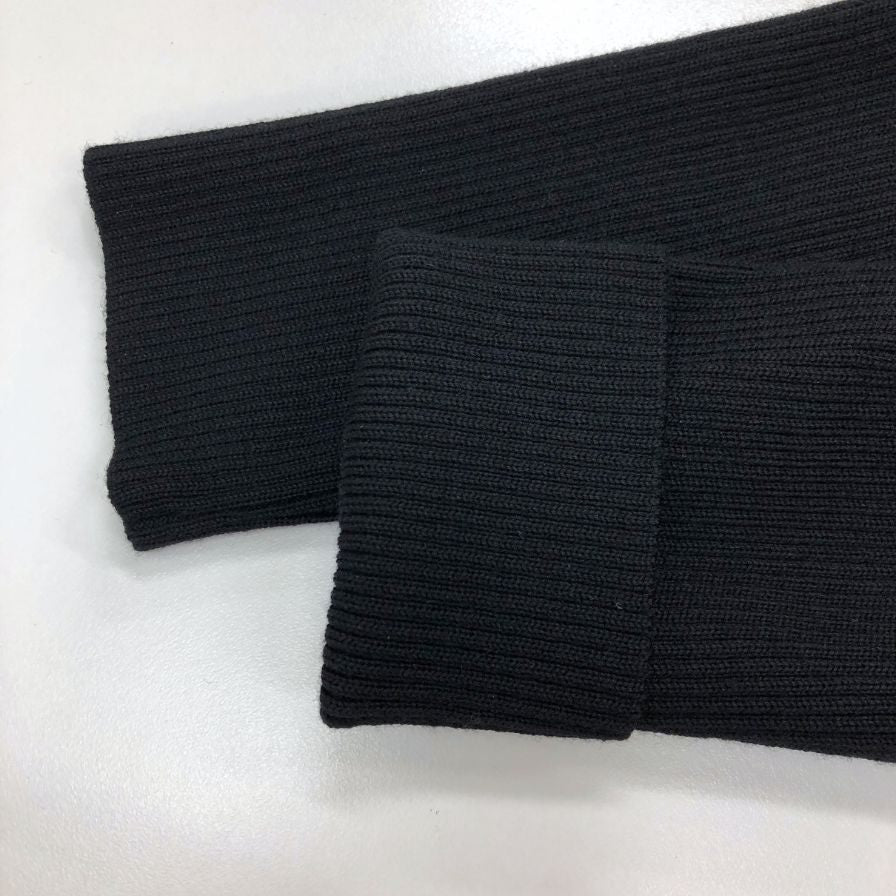 中古◇ルネ ワンピース 長袖 ウール ニット 背面ジップ ブラック