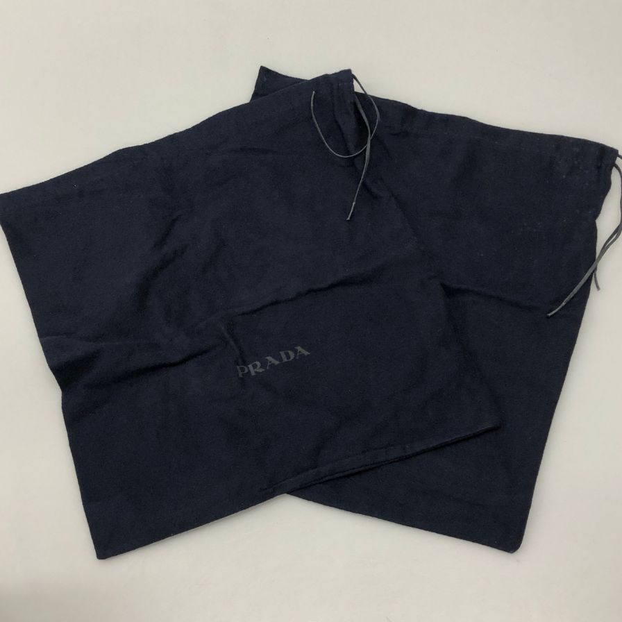 プラダ コンバットブーツ レースアップ ベルト レザー 2T 1882 ブラック メンズ サイズ7.5 PRADA 約26.0cm【AFD15】